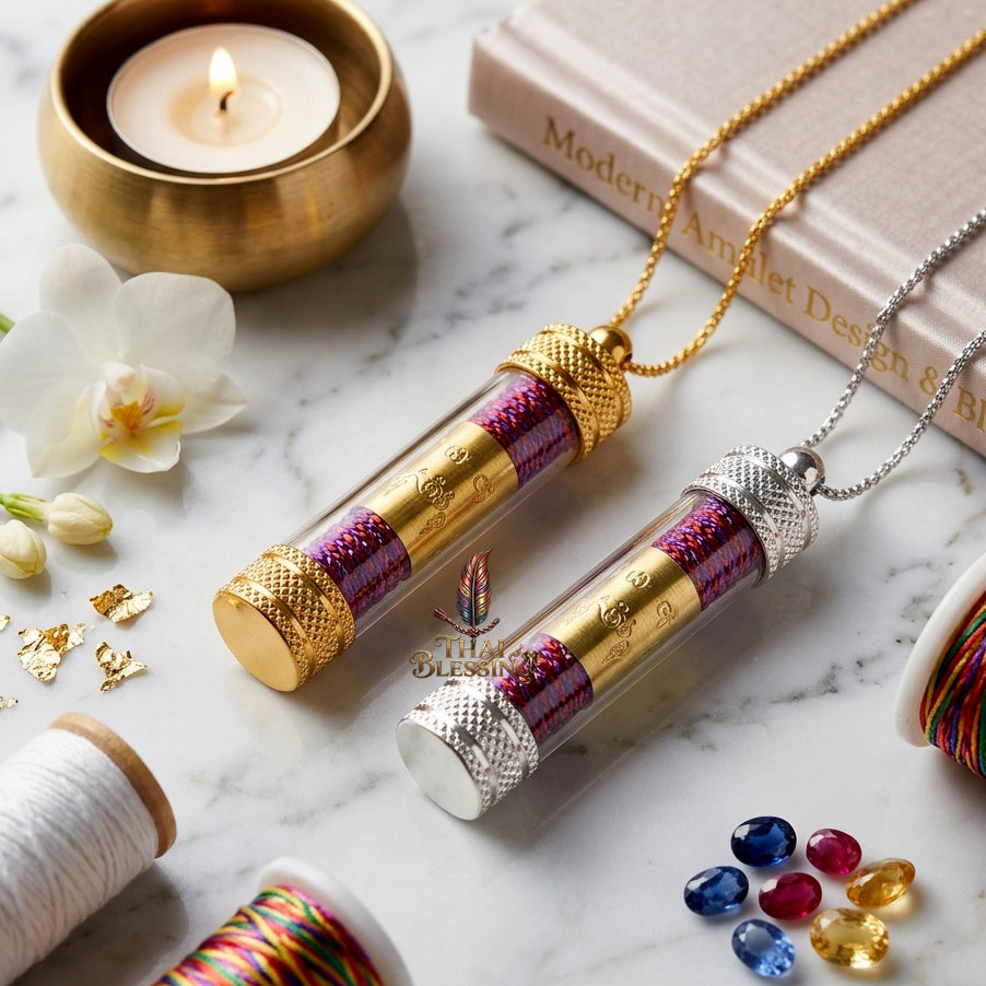 ✨SiamZen™ Authentic Takrut Na Pak Chit Thai Amulet Talisman—Metta Mahaniyom Subconscious Mind-Binding Alignment, Seductive Charisma Booster, Love Fidelity Frequency & Business Abundance Resonance Charm Consecrated by Legendary Master Ajarn Prakong