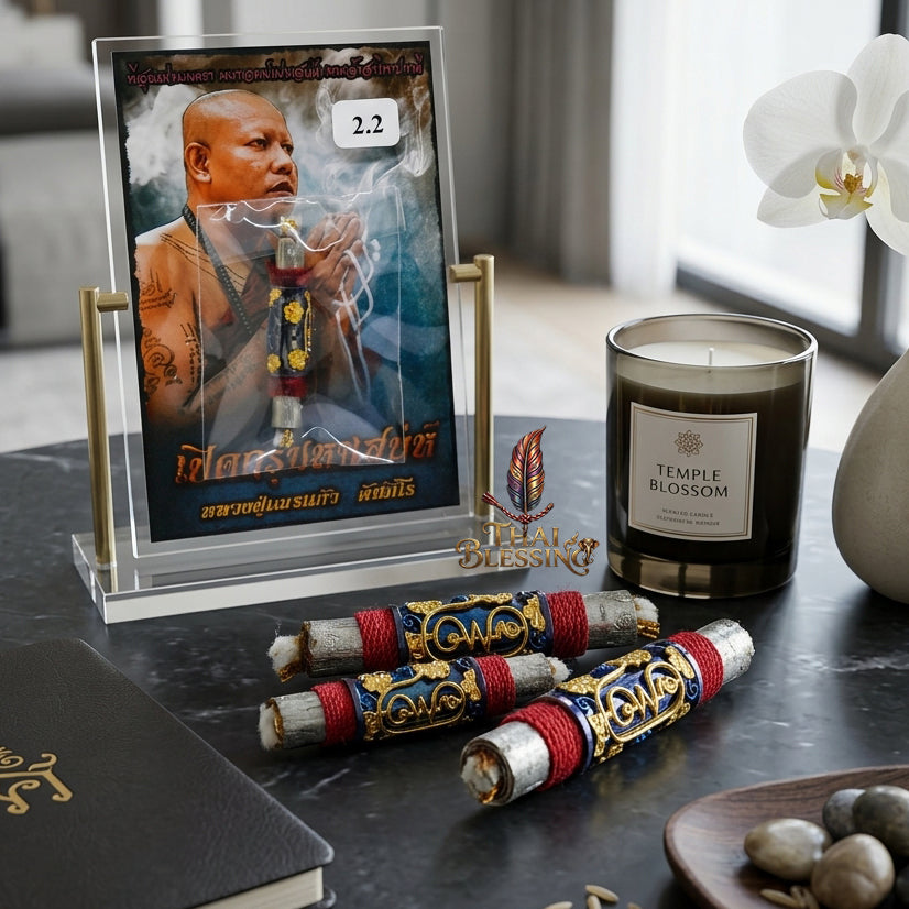 🌟 GoldenAura™ Majestic Attraction & Prosperity Talisman (Special 2019 Collector's Edition by Luang Pu Nen Kaeo)