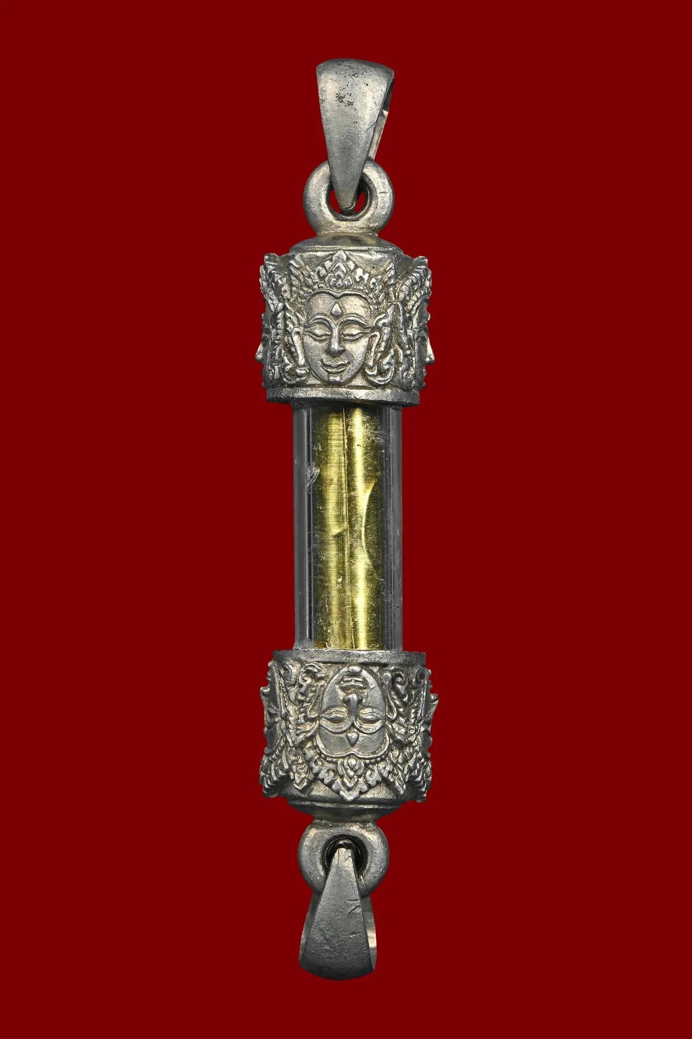 🪬Brahma Destiny “Divine Vision” Takrud – Guru Coin Silver Scroll Amulet (Silver Head) by Tu Chao Pu Wha Lhing Wirathayo