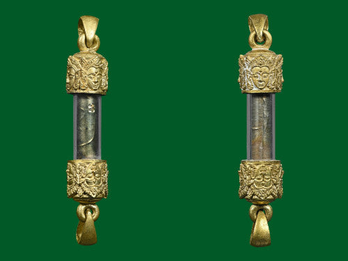 🪬Brahma Destiny “Divine Vision” Takrud – Thong Ma Lor Gold-Tone Scroll Talisman (Golden-Head) by Tu Chao Pu Wha Lhing Wirathayo