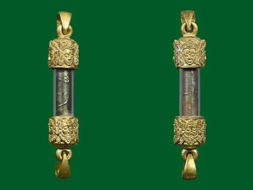 🪬Brahma Destiny “Divine Vision” Takrud – Thong Ma Lor Gold-Tone Scroll Talisman (Golden-Head) by Tu Chao Pu Wha Lhing Wirathayo