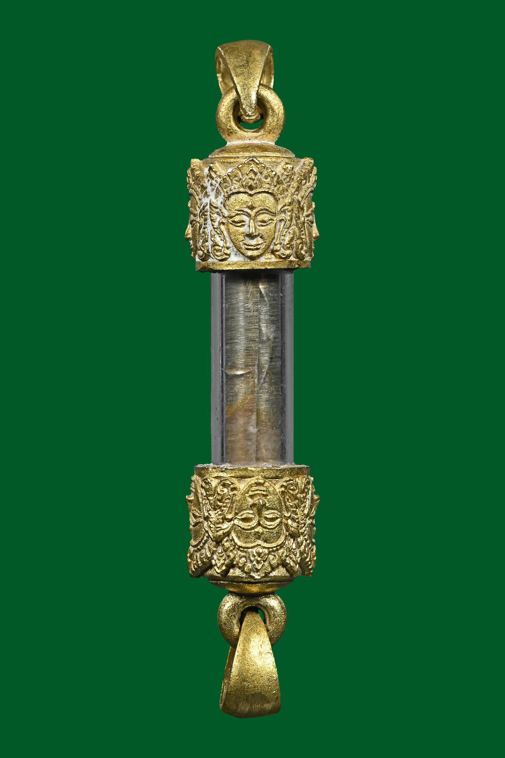 🪬Brahma Destiny “Divine Vision” Takrud – Thong Ma Lor Gold-Tone Scroll Talisman (Golden-Head) by Tu Chao Pu Wha Lhing Wirathayo