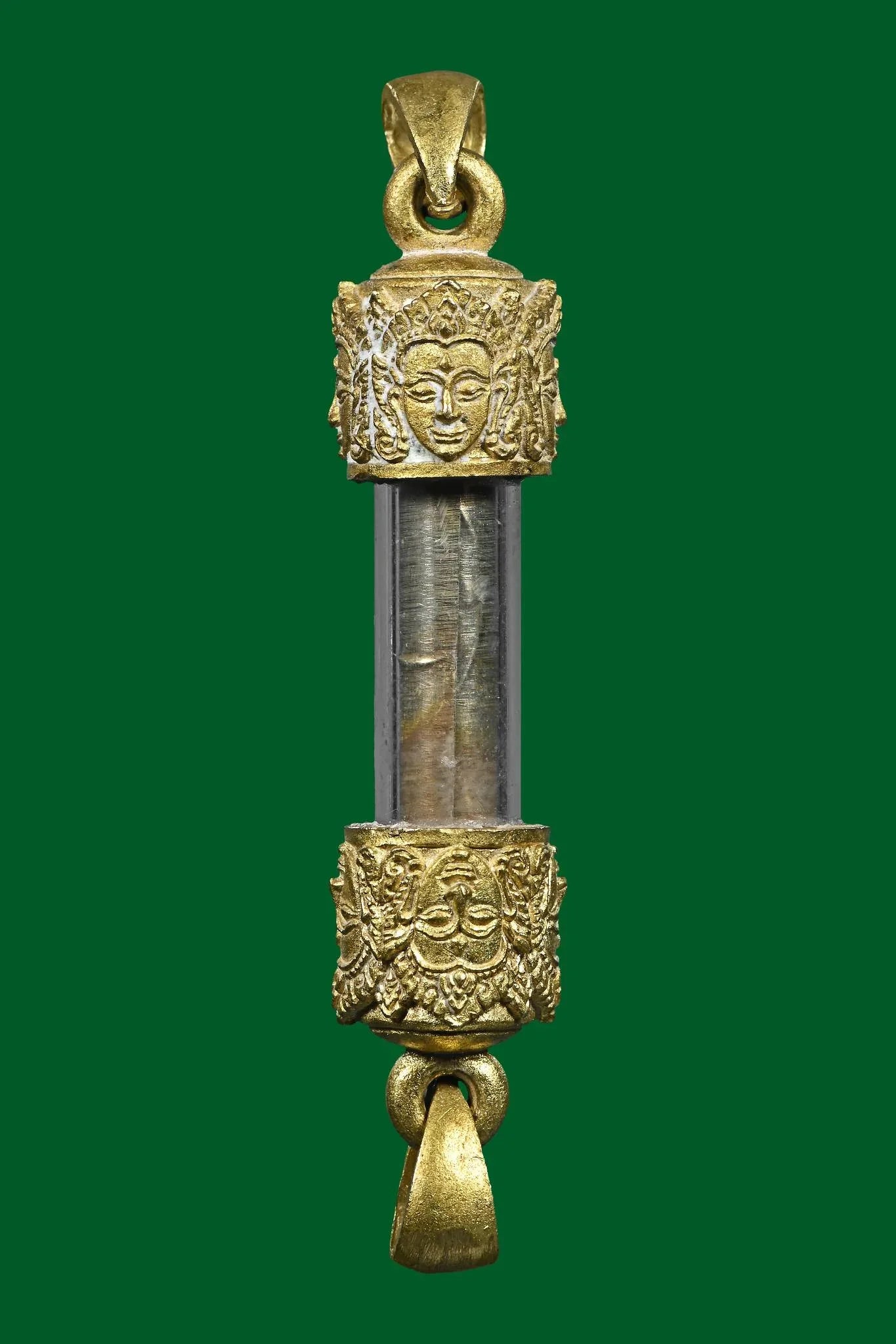 🪬Brahma Destiny “Divine Vision” Takrud – Thong Ma Lor Gold-Tone Scroll Talisman (Golden-Head) by Tu Chao Pu Wha Lhing Wirathayo
