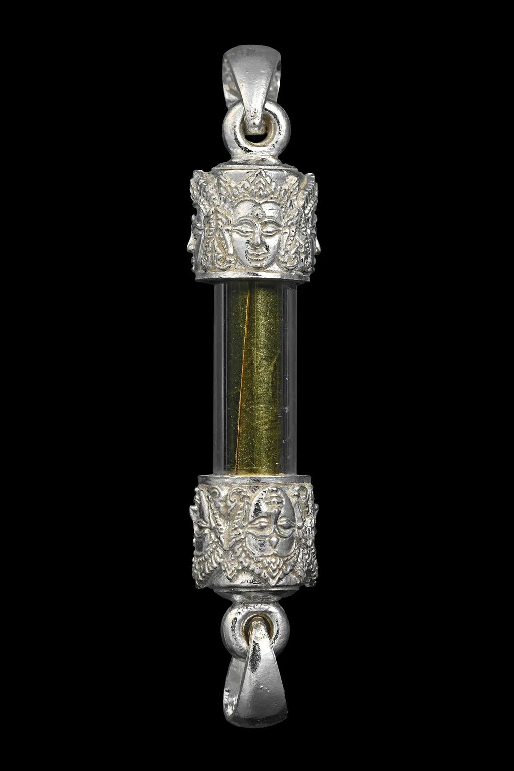 🪬Brahma Destiny “Divine Vision” Takrud – Guru Coin Silver Scroll Amulet (Silver Head) by Tu Chao Pu Wha Lhing Wirathayo