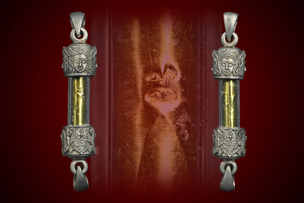 🪬Brahma Destiny “Divine Vision” Takrud – Guru Coin Silver Scroll Amulet (Silver Head) by Tu Chao Pu Wha Lhing Wirathayo