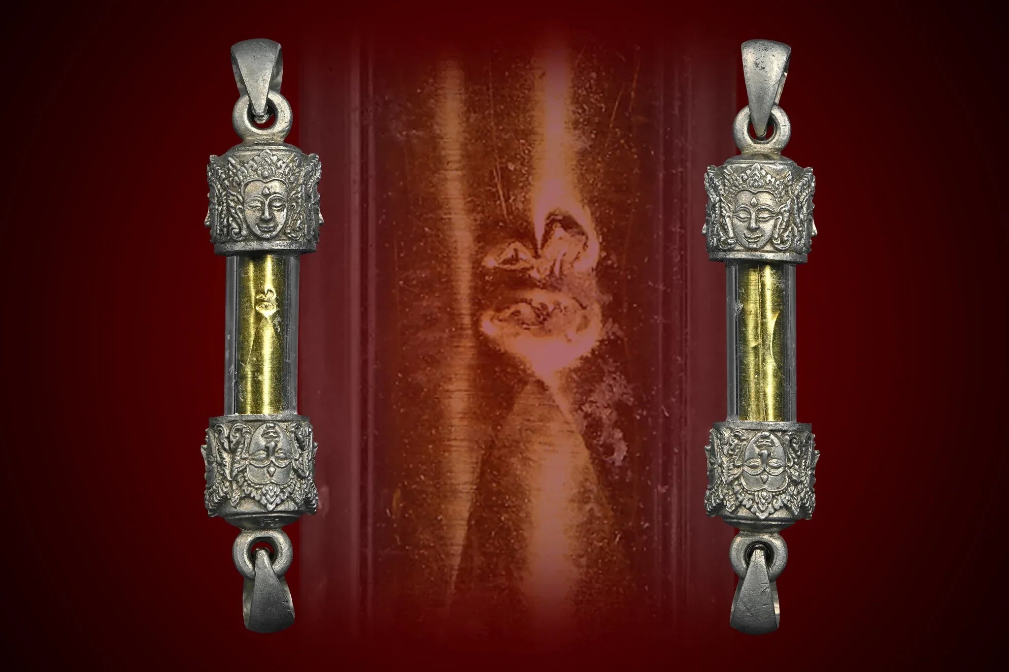 🪬Brahma Destiny “Divine Vision” Takrud – Guru Coin Silver Scroll Amulet (Silver Head) by Tu Chao Pu Wha Lhing Wirathayo