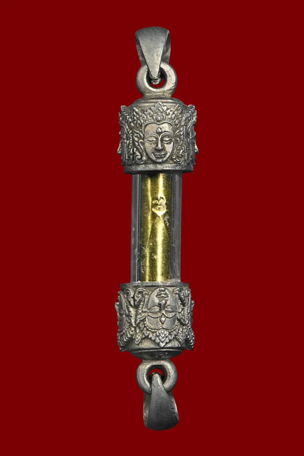 🪬Brahma Destiny “Divine Vision” Takrud – Guru Coin Silver Scroll Amulet (Silver Head) by Tu Chao Pu Wha Lhing Wirathayo