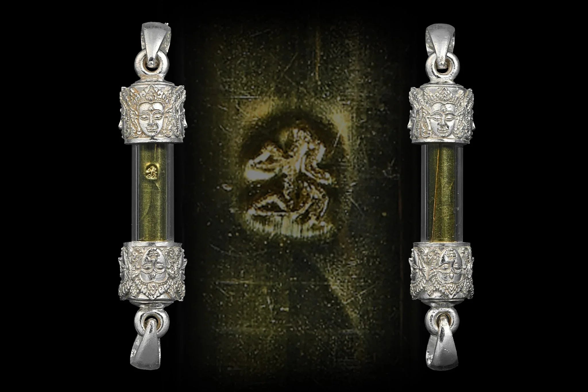 🪬Brahma Destiny “Divine Vision” Takrud – Guru Coin Silver Scroll Amulet (Silver Head) by Tu Chao Pu Wha Lhing Wirathayo
