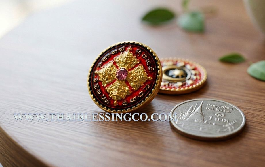 ✨ Celestial Fate Changer: Authentic Thai Phra Rahu Nuea Duang (Above Destiny) Amulet – Sacred Bronze Edition by Kruba Kamfan, Wat Ko Choke 2026 – The Ultimate Eclipse Deity for Turning Bad Luck into Great Fortune (2.2 cm)