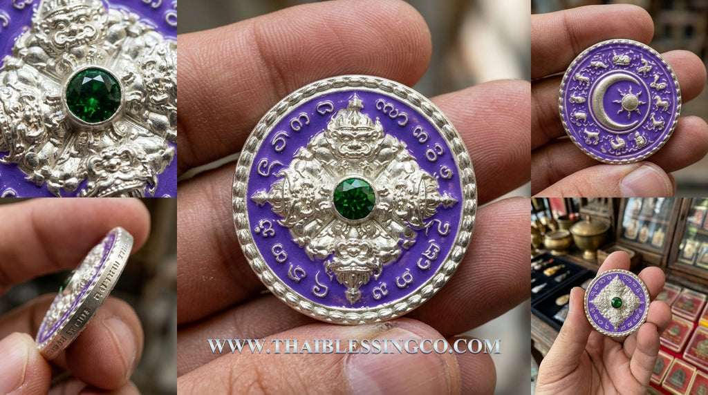 ✨ Celestial Fate Changer: Authentic Thai Phra Rahu Nuea Duang (Above Destiny) Amulet – Sacred Bronze Edition by Kruba Kamfan, Wat Ko Choke 2026 – The Ultimate Eclipse Deity for Turning Bad Luck into Great Fortune (2.2 cm)