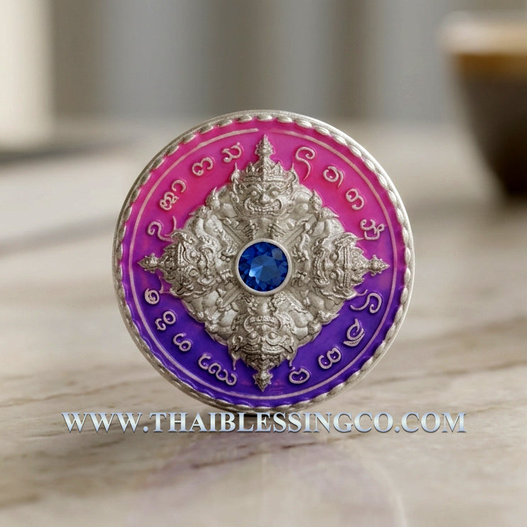 ✨ Celestial Fate Changer: Authentic Thai Phra Rahu Nuea Duang (Above Destiny) Amulet – Sacred Bronze Edition by Kruba Kamfan, Wat Ko Choke 2026 – The Ultimate Eclipse Deity for Turning Bad Luck into Great Fortune (2.2 cm)