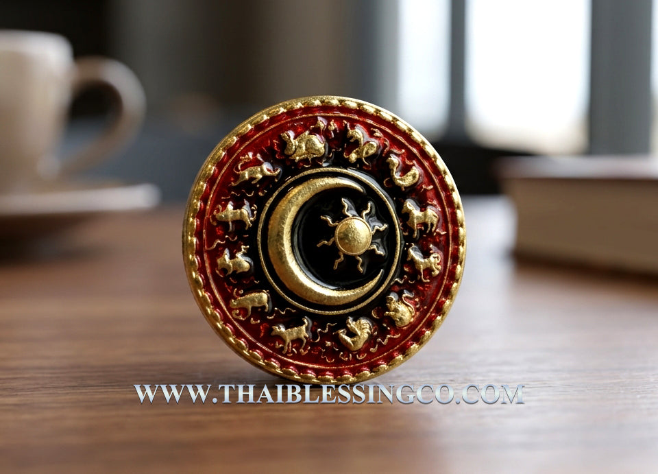 ✨ Celestial Fate Changer: Authentic Thai Phra Rahu Nuea Duang (Above Destiny) Amulet – Sacred Bronze Edition by Kruba Kamfan, Wat Ko Choke 2026 – The Ultimate Eclipse Deity for Turning Bad Luck into Great Fortune (2.2 cm)