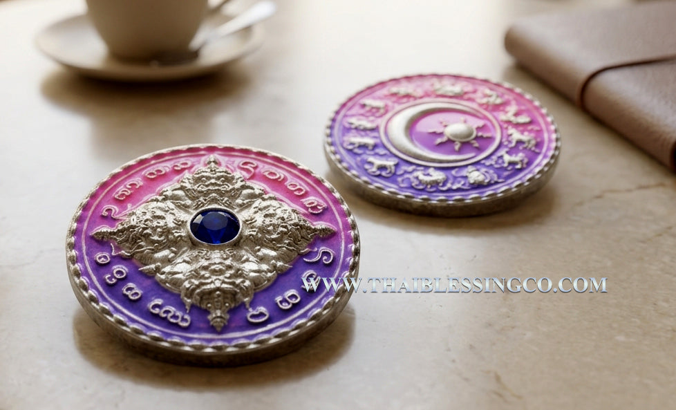 ✨ Celestial Fate Changer: Authentic Thai Phra Rahu Nuea Duang (Above Destiny) Amulet – Sacred Bronze Edition by Kruba Kamfan, Wat Ko Choke 2026 – The Ultimate Eclipse Deity for Turning Bad Luck into Great Fortune (2.2 cm)