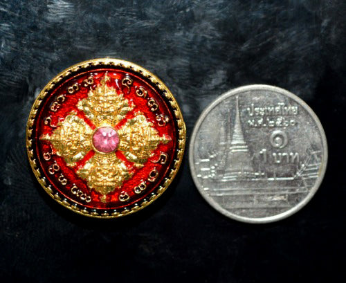 ✨ Celestial Fate Changer: Authentic Thai Phra Rahu Nuea Duang (Above Destiny) Amulet – Sacred Bronze Edition by Kruba Kamfan, Wat Ko Choke 2026 – The Ultimate Eclipse Deity for Turning Bad Luck into Great Fortune (2.2 cm)