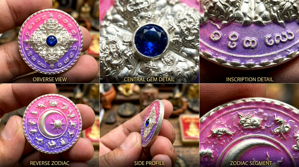 ✨ Celestial Fate Changer: Authentic Thai Phra Rahu Nuea Duang (Above Destiny) Amulet – Sacred Bronze Edition by Kruba Kamfan, Wat Ko Choke 2026 – The Ultimate Eclipse Deity for Turning Bad Luck into Great Fortune (2.2 cm)