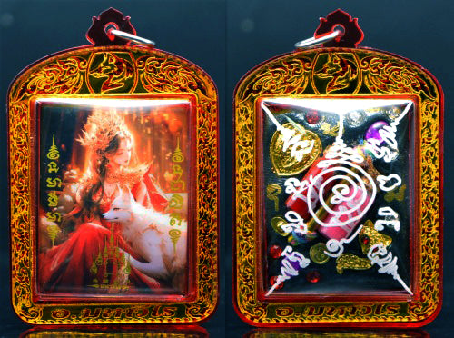 ✨ Celestial Fox Princess Grand Locket: The Ultimate Talisman for Supreme Charisma, Universal Likability, and Magnetic Attraction by Phra Arjan Amnat Mahaveero (2025 Luxury Edition)
