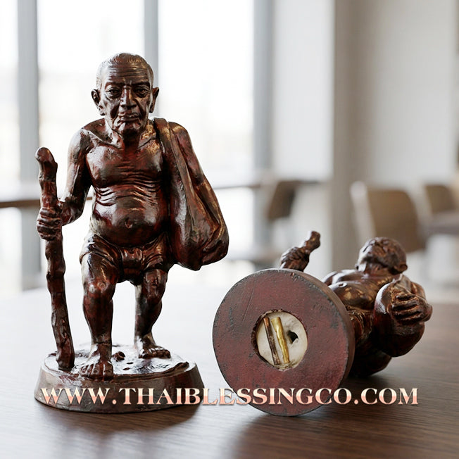 🔥 Sacred "Chuchok" (The Master of Begging & Limitless Gain) – Altar Statue: Luang Phor Charoen, Wat Khok Charoen (2012) – The High-Velocity Engine for Unstoppable Negotiation, Market Dominance, and Absolute Prosperity!