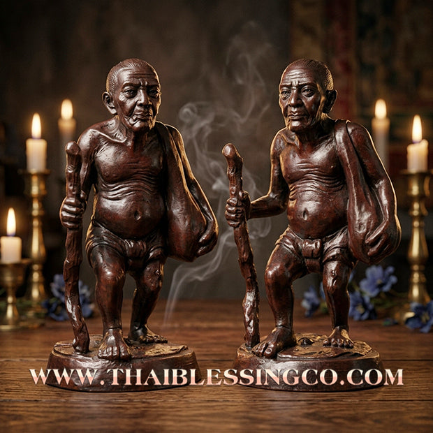 🔥 Sacred "Chuchok" (The Master of Begging & Limitless Gain) – Altar Statue: Luang Phor Charoen, Wat Khok Charoen (2012) – The High-Velocity Engine for Unstoppable Negotiation, Market Dominance, and Absolute Prosperity!