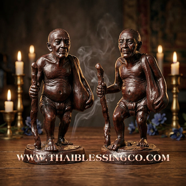 🔥 Sacred "Chuchok" (The Master of Begging & Limitless Gain) – Altar Statue: Luang Phor Charoen, Wat Khok Charoen (2012) – The High-Velocity Engine for Unstoppable Negotiation, Market Dominance, and Absolute Prosperity!