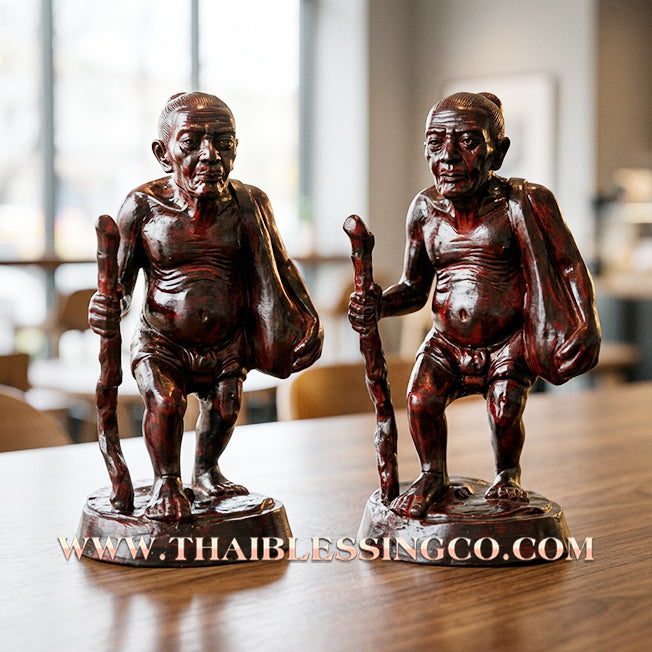 🔥 Sacred "Chuchok" (The Master of Begging & Limitless Gain) – Altar Statue: Luang Phor Charoen, Wat Khok Charoen (2012) – The High-Velocity Engine for Unstoppable Negotiation, Market Dominance, and Absolute Prosperity!