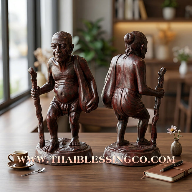 🔥 Sacred "Chuchok" (The Master of Begging & Limitless Gain) – Altar Statue: Luang Phor Charoen, Wat Khok Charoen (2012) – The High-Velocity Engine for Unstoppable Negotiation, Market Dominance, and Absolute Prosperity!