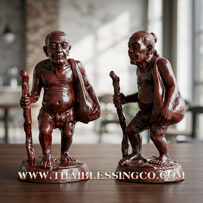 🔥 Sacred "Chuchok" (The Master of Begging & Limitless Gain) – Altar Statue: Luang Phor Charoen, Wat Khok Charoen (2012) – The High-Velocity Engine for Unstoppable Negotiation, Market Dominance, and Absolute Prosperity!