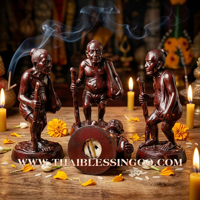 🔥 Sacred "Chuchok" (The Master of Begging & Limitless Gain) – Altar Statue: Luang Phor Charoen, Wat Khok Charoen (2012) – The High-Velocity Engine for Unstoppable Negotiation, Market Dominance, and Absolute Prosperity!