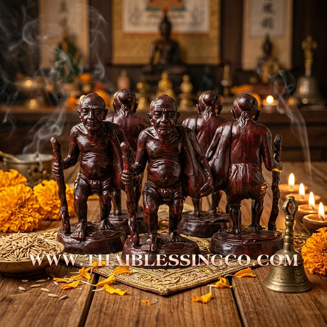 🔥 Sacred "Chuchok" (The Master of Begging & Limitless Gain) – Altar Statue: Luang Phor Charoen, Wat Khok Charoen (2012) – The High-Velocity Engine for Unstoppable Negotiation, Market Dominance, and Absolute Prosperity!