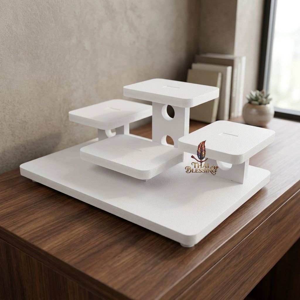 🔱 Contemporary Minimalist Toh Moo 7 Plaswood Altar Set 10mm High-Grade Waterproof Plaswood Masterpiece – Premium Desktop & Wall-Mount Convertible Solution for Luxury Condos, Modern Apartments & High-Performance Executive Workspaces!