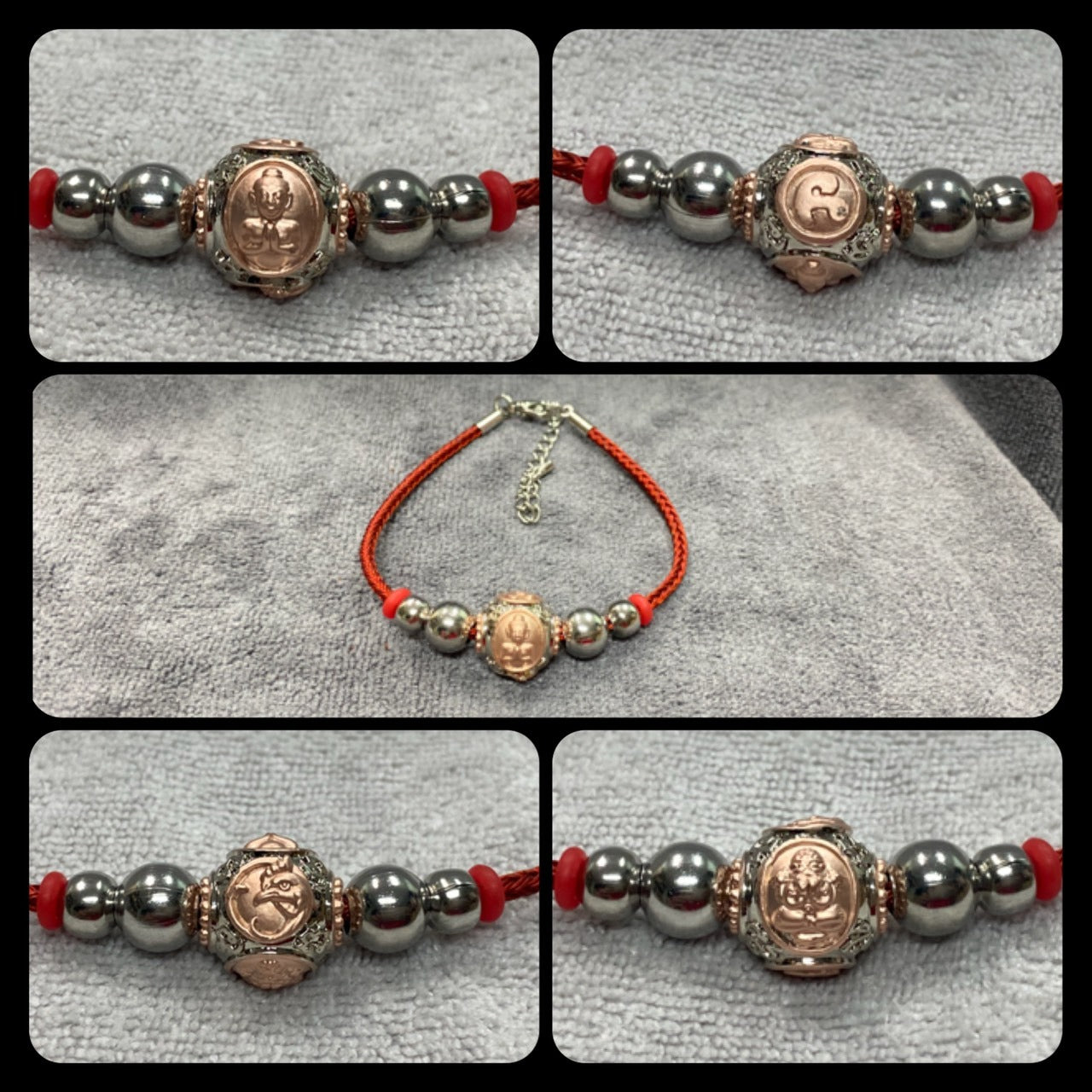 ✨ Divine "Ai Kai Maha Lap" Wealth-Calling Luk Om Bracelet Sovereign Two-Tone Rhodium & Pink Gold Edition by Wat Khok Takhian: Authentic Thai Prosperity Talisman for Supreme Livelihood, Household Protection, and Unstoppable Financial Luck