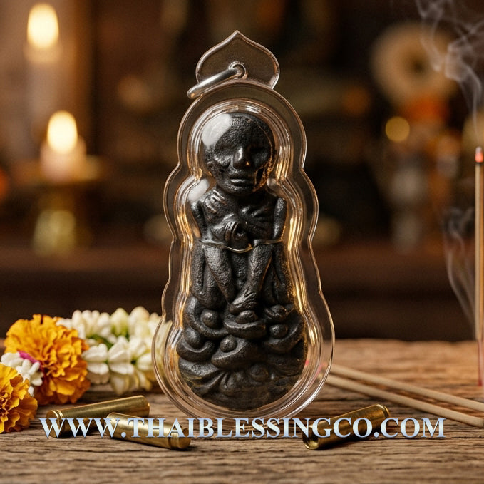🔥Divine "Hong Prai Krasip" Whispering Spirit Sovereign – 2nd Generation Sacred Herb Oil Edition by Luang Phor Yot: Authentic Thai Fortune-Telling & Wealth-Attracting Talisman (White Magic) for Supreme Luck, Windfall Success, and Infinite Prosperity
