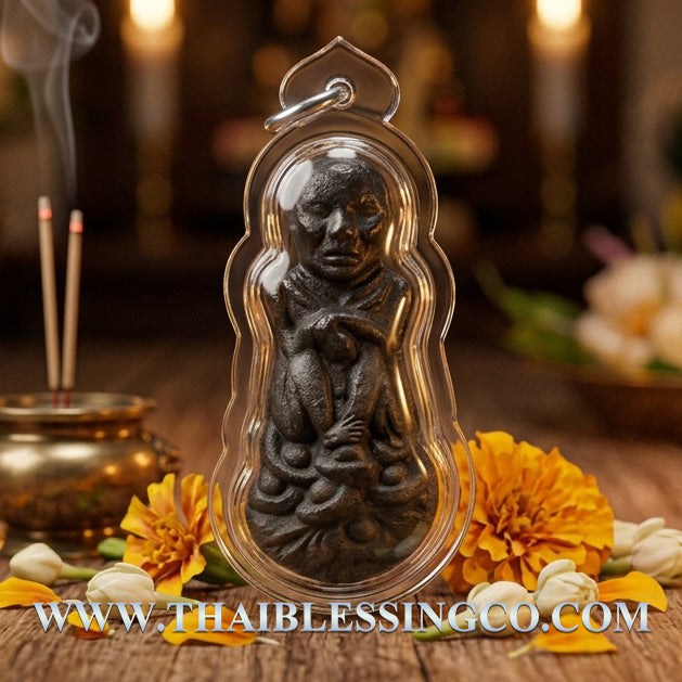 🔥Divine "Hong Prai Krasip" Whispering Spirit Sovereign – 2nd Generation Sacred Herb Oil Edition by Luang Phor Yot: Authentic Thai Fortune-Telling & Wealth-Attracting Talisman (White Magic) for Supreme Luck, Windfall Success, and Infinite Prosperity