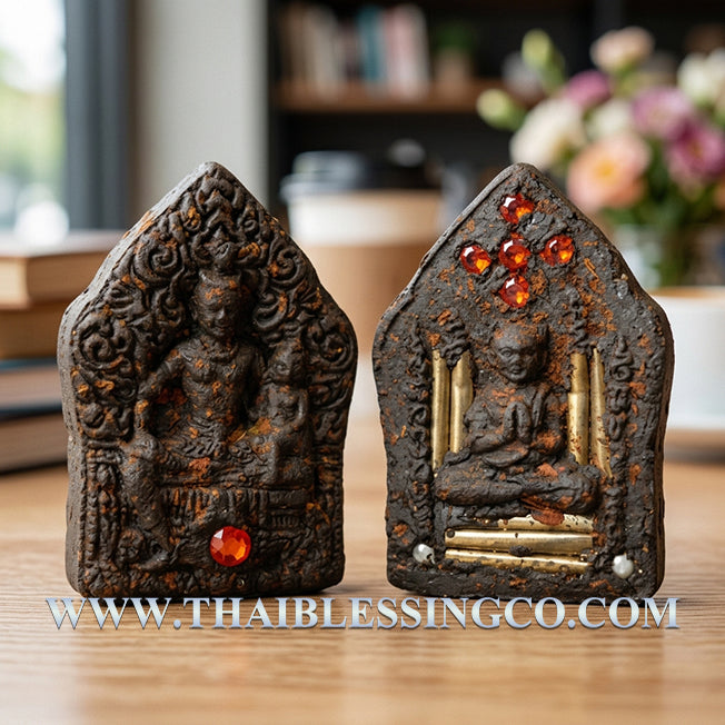 ✨ Divine "Khun Paen 3 Geji" Triple-Master Empowerment Edition Authentic Thai Seduction & Wealth-Attracting Amulet Consecrated by Three Legendary Masters for Supreme Charisma, Command, and Business Victory