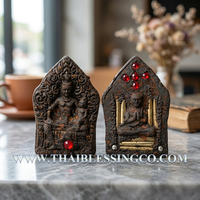 ✨ Divine "Khun Paen 3 Geji" Triple-Master Empowerment Edition Authentic Thai Seduction & Wealth-Attracting Amulet Consecrated by Three Legendary Masters for Supreme Charisma, Command, and Business Victory