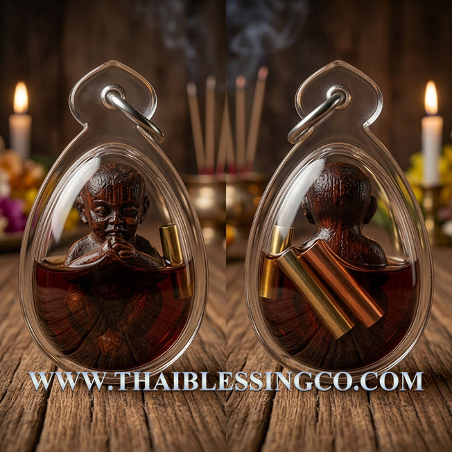 ✨ Divine "Kuman Dud Rok Maha Heng" Infinite Abundance Guardian Sacred Phayung Wood & Mystical Oil Edition Authentic Thai Wealth-Attracting Talisman with Triple Fortune Takruts & Mahaput Ghost Powders for Eternal Riches and Business Dominance
