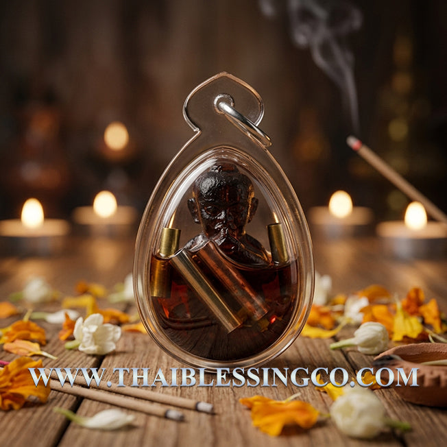 ✨ Divine "Kuman Dud Rok Maha Heng" Infinite Abundance Guardian Sacred Phayung Wood & Mystical Oil Edition Authentic Thai Wealth-Attracting Talisman with Triple Fortune Takruts & Mahaput Ghost Powders for Eternal Riches and Business Dominance