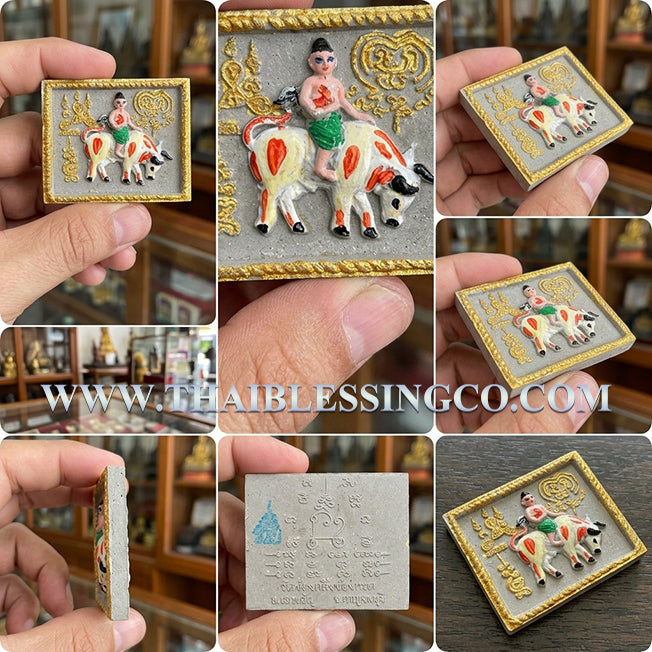 ✨ Divine "Kuman Khi Wua" Wealth-Riding Guardian by the Immortal Legend Luang Pu Yam (Wat Sam Ngam) at Wat Chong Kling: Authentic Thai Prosperity Amulet for Fast-Acting Luck, Household Security, and Business Miracles