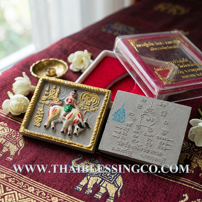 ✨ Divine "Kuman Khi Wua" Wealth-Riding Guardian by the Immortal Legend Luang Pu Yam (Wat Sam Ngam) at Wat Chong Kling: Authentic Thai Prosperity Amulet for Fast-Acting Luck, Household Security, and Business Miracles