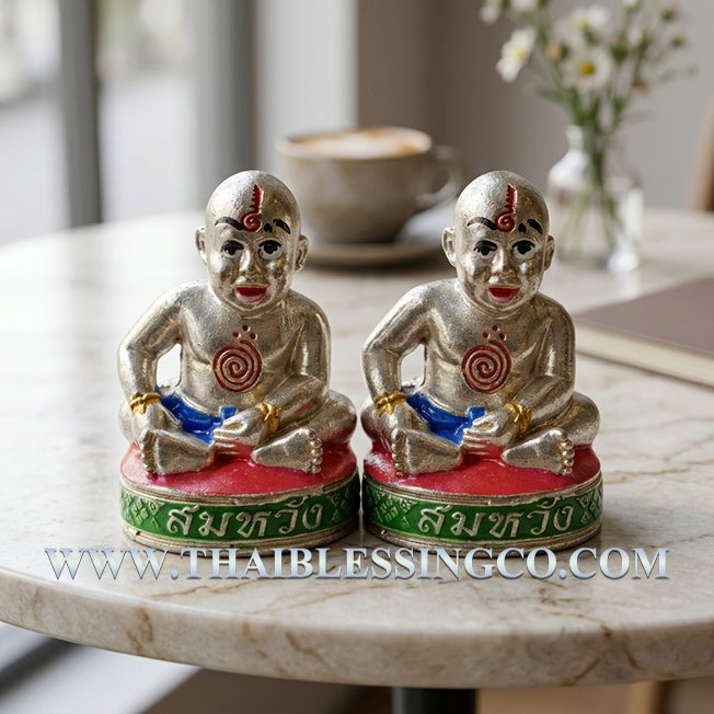 ✨ Divine "Kuman Noi Somwang" Fulfillment Child Authentic Thai Wealth-Attracting Guardian Infused with Phra Prai Kuman Powders, Cemetery Earth, and 108 Sacred Herbs for Absolute Success & Prosperity