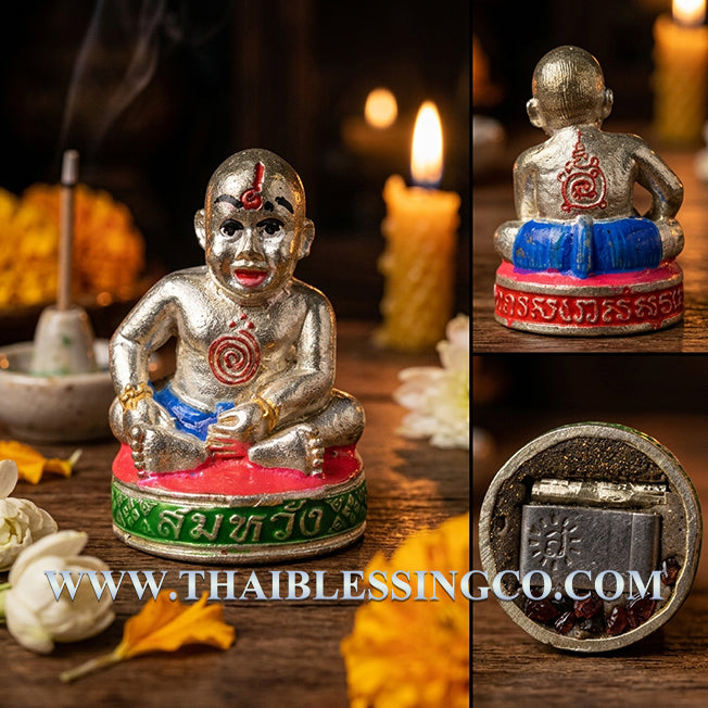 ✨ Divine "Kuman Noi Somwang" Fulfillment Child Authentic Thai Wealth-Attracting Guardian Infused with Phra Prai Kuman Powders, Cemetery Earth, and 108 Sacred Herbs for Absolute Success & Prosperity