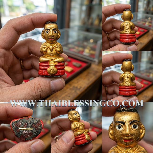 ✨ Divine "Kuman Setthi" Billionaire Wealth-Attracting Guardian Authentic Thai Prosperity Talisman Crafted from Sacred Herb Powders & Phra Khun Paen Prai Kuman Powders for Supreme Luck, Business Dominance, and Absolute Fortune