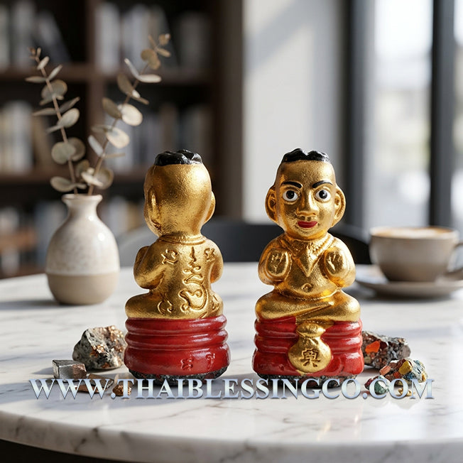 ✨ Divine "Kuman Setthi" Billionaire Wealth-Attracting Guardian Authentic Thai Prosperity Talisman Crafted from Sacred Herb Powders & Phra Khun Paen Prai Kuman Powders for Supreme Luck, Business Dominance, and Absolute Fortune