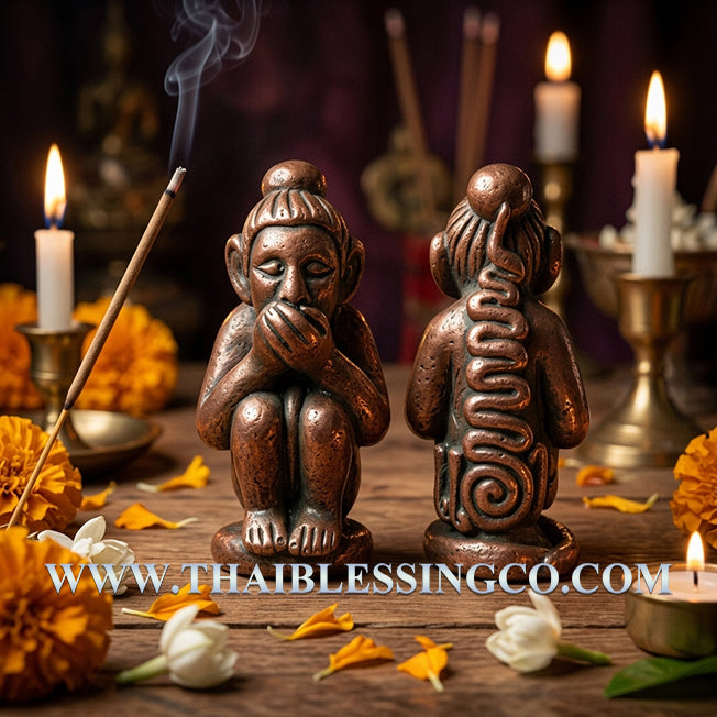 ✨ Divine "Kuman Thong Dud Rok" (The Unborn Wealth Eater) for Infinite Abundance, Extreme Luck, and Invincible Protection