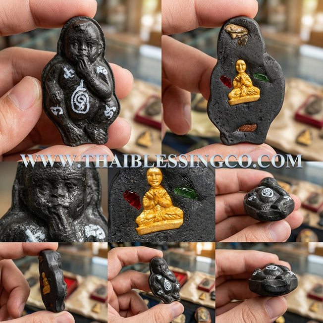 ✨ Divine "Kuman Thong Kong Det" Infinite Power Guardian Sacred Ghost Powder (Phong Prai) & Haunted Earth Edition Authentic Thai Wealth-Attracting Child Spirit for Business Growth, Extreme Luck, and Vigilant Protection