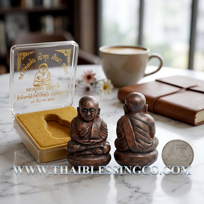 ✨ Divine "Luang Phor Ngern" First Edition Bao Tup (Mold-Broken) Amulet Authentic Thai Wealth-Attracting Talisman for Supreme Fortune, Business Dominance, and Absolute Prosperity