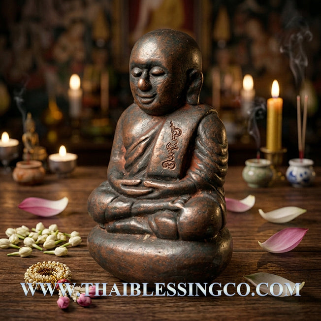 ✨ Divine "Luang Phor Ngern" First Edition Bao Tup (Mold-Broken) Amulet Authentic Thai Wealth-Attracting Talisman for Supreme Fortune, Business Dominance, and Absolute Prosperity