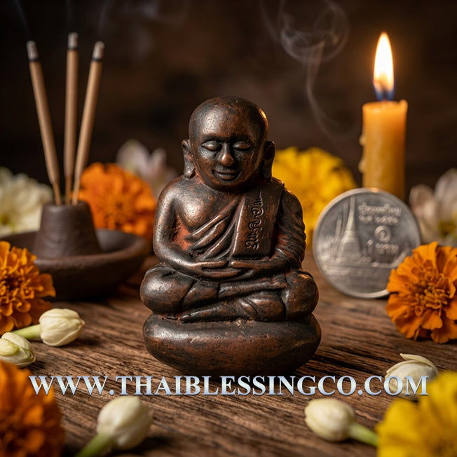 ✨ Divine "Luang Phor Ngern" First Edition Bao Tup (Mold-Broken) Amulet Authentic Thai Wealth-Attracting Talisman for Supreme Fortune, Business Dominance, and Absolute Prosperity