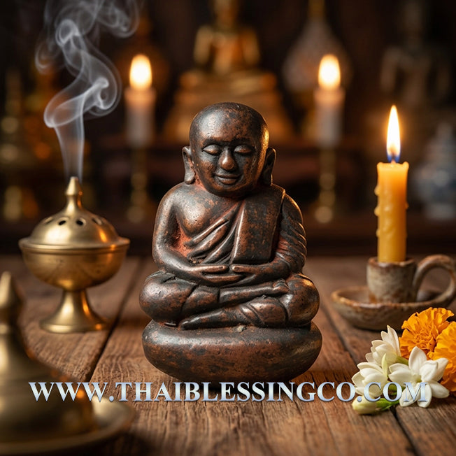 ✨ Divine "Luang Phor Ngern" First Edition Bao Tup (Mold-Broken) Amulet Authentic Thai Wealth-Attracting Talisman for Supreme Fortune, Business Dominance, and Absolute Prosperity
