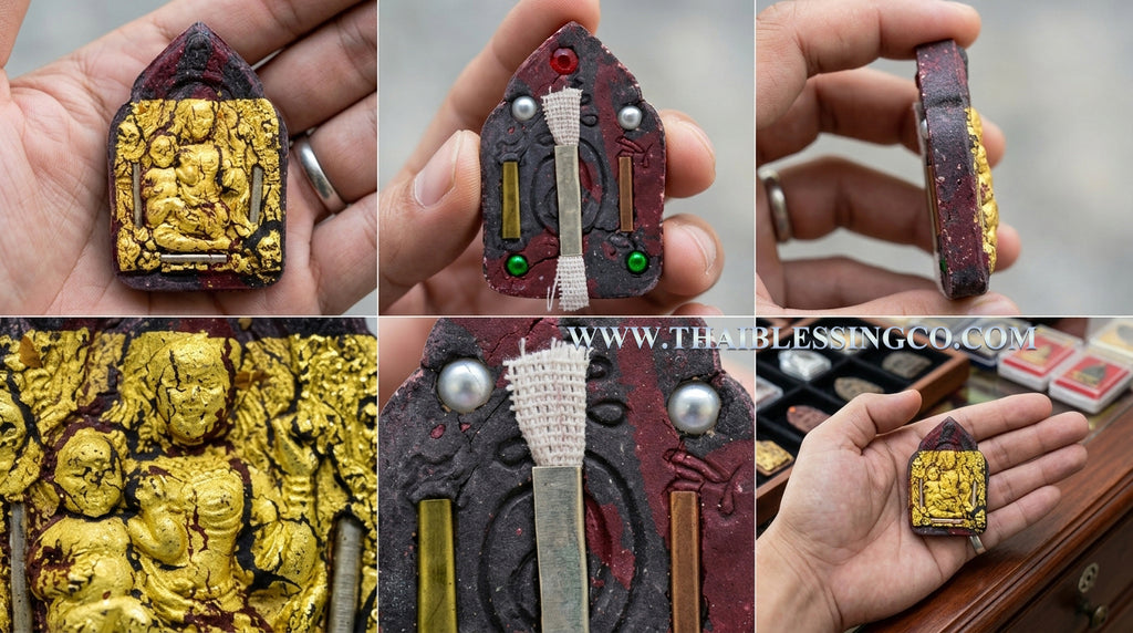 🔥Divine "Mae Prai Thong" Golden Spirit Queen Masterpiece Edition Authentic Thai Wealth-Attracting Talisman Crafted from Sacred Multi-Spirit Powders for Supreme Fortune, Business Miracles, and Divine Protection (Wat Ban Mai Saburi)