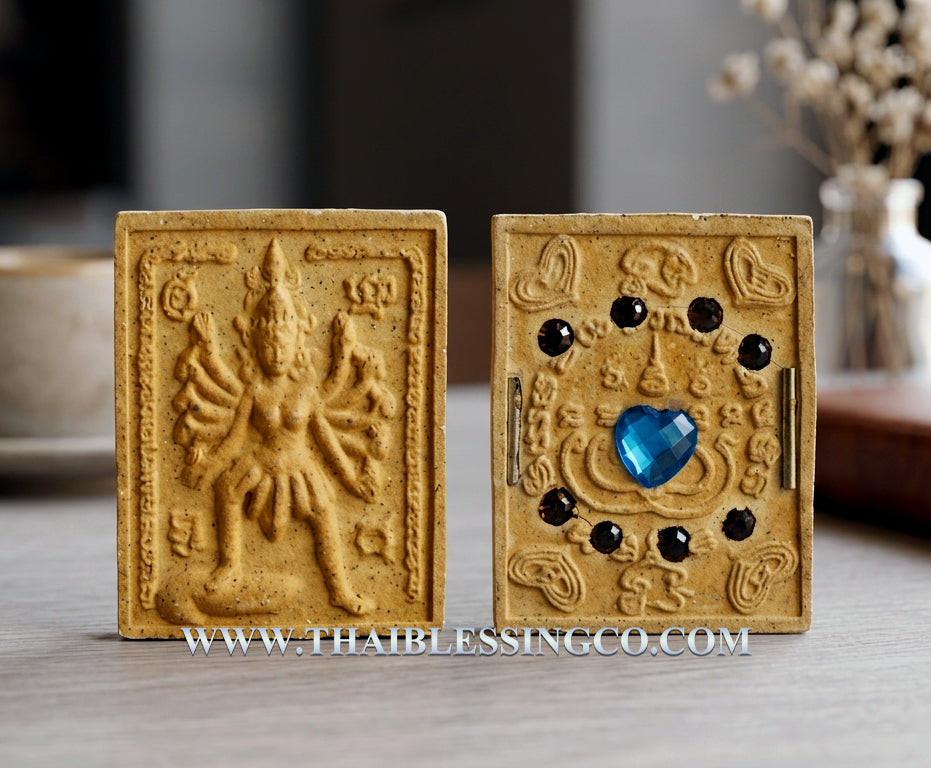 💖Divine "Mae Yua Mueang" Triple Master Spirit – 2013 Rare White Sacred Herb Edition: Authentic Thai Attraction Talisman Consecrated by 3 Great Gurus for Supreme Seduction, Social Mastery, and Unstoppable Financial Success